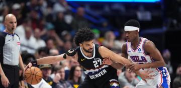 Nuggets dominate short-handed 76ers in 124-96 win