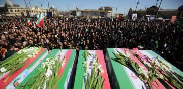 Iran holds funeral for Larijani and Basij chief Soleimani