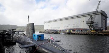 Pair arrested near UK nuclear submarine base