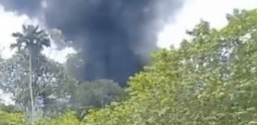 Colombian military plane with 110 soldiers on board crashes -  VIDEO 