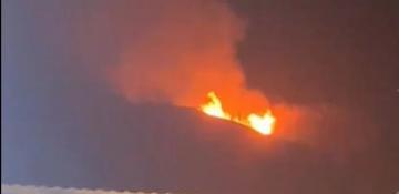 Drone strike sparks fire at Iraq naval base -  VIDEO 
