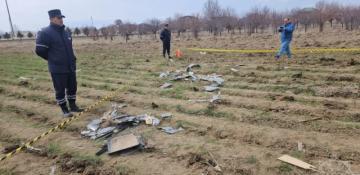 Remnants of drone that fell near school in Azerbaijan's Nakhchivan –  PHOTOS  (Photo)