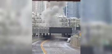 Moment Iranian strike hits central Tel Aviv  -VIDEO  