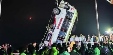 Bus plunges into river in Bangladesh, at least 24 dead