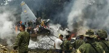 At least 66 dead in Colombian military plane crash, officials say 