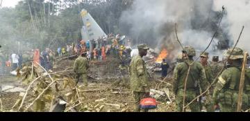 At least 34 killed in Colombia military plane crash, governor says -  VIDEO 