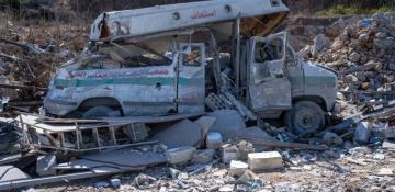 12 healthcare workers dead after Israeli strike on Lebanon center