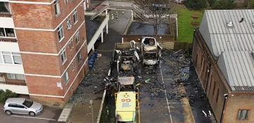 UK police arrest two men over arson attack on Jewish charity ambulances 