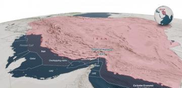 Maps and charts of the Iran crisis 