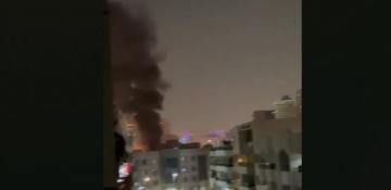 BREAKING: U.S. Consulate in Dubai catches fire after Iranian attack -  VIDEO 