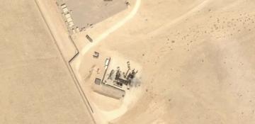 Satellite  image shows US missile interceptor radar hit in Jordan