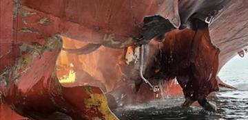 Three crew missing after Thai ship hit in Strait of Hormuz -  PHOTO  