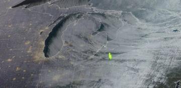 Meteor bursts over Cleveland sky -   VIDEO 