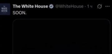 White House drops cryptic ‘SOON’ post, triggers global speculation -   PHOTO 