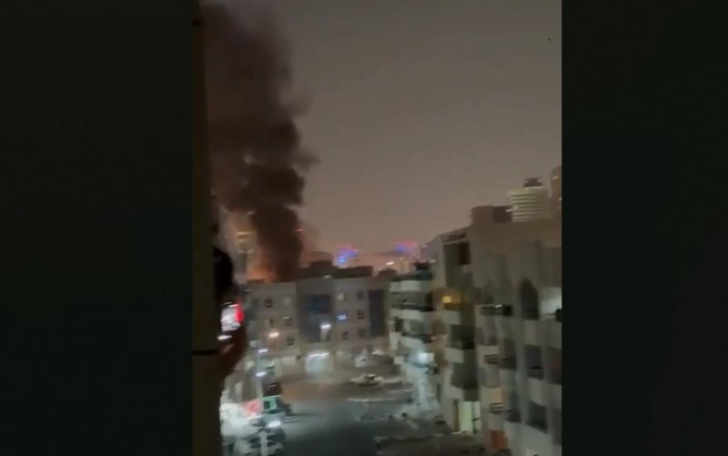 BREAKING: U.S. Consulate in Dubai catches fire after Iranian attack -  VIDEO 