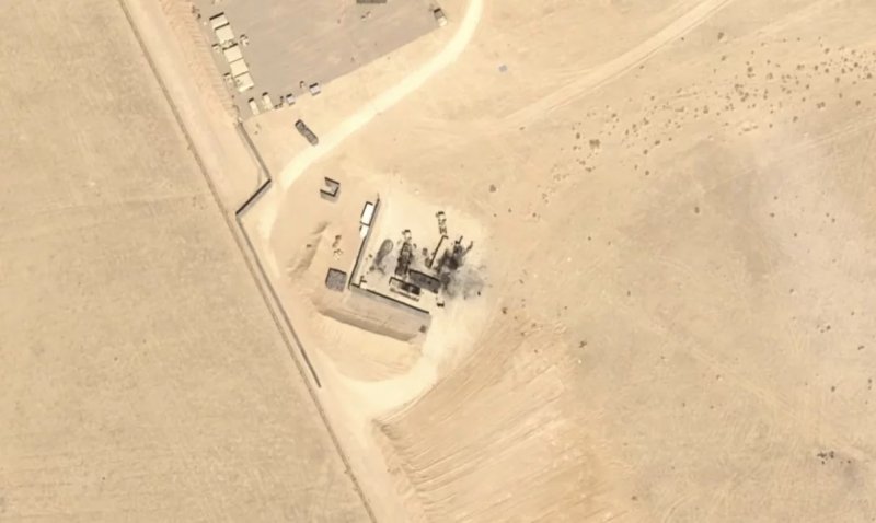 Satellite  image shows US missile interceptor radar hit in Jordan