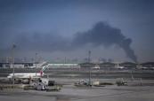 Iranian drone strikes Dubai airport -  VIDEO 