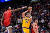 Doncic powers Lakers past Rockets for sixth straight win