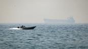 Two projectiles land near a vessel off Saudi Arabia