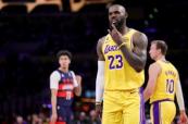 LeBron James' triple-double lifts Lakers past Wizards