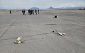 Remnants of Iranian drone that hit Azerbaijan's Nakhchivan Airport -  PHOTOS 