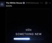 White House drops cryptic ‘SOON’ post, triggers global speculation -   PHOTO 