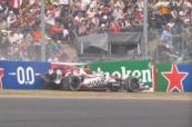 The start of the Formula 1 Japanese Grand Prix was delayed due to an accident