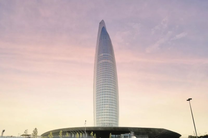 Mohammed VI Tower: Morocco’s rocket-shaped skyscraper officially opens in Rabat -  VIDEO 