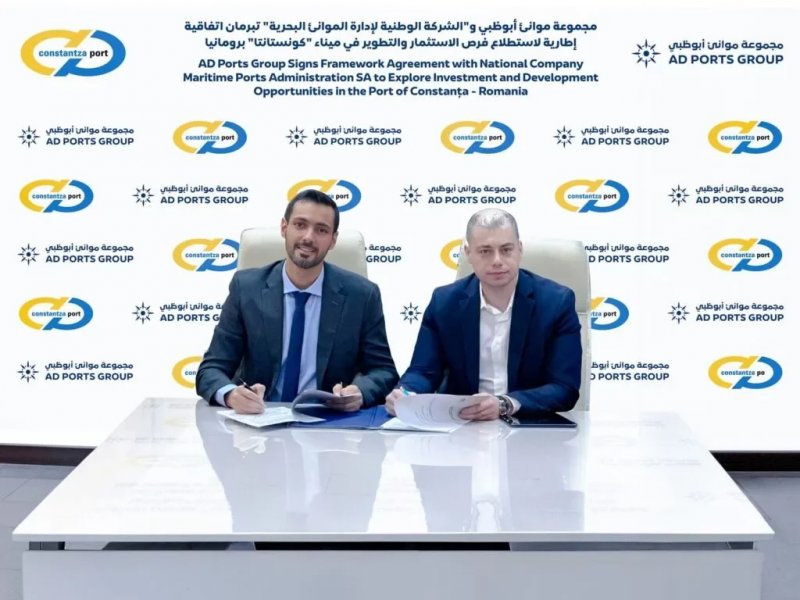 Abu Dhabi Ports and Romania sign deal to transform Constanta Port