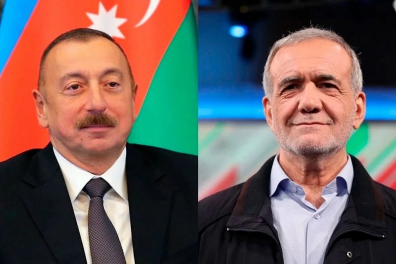 Ilham Aliyev and Masoud Pezeshkian hold phone conversation