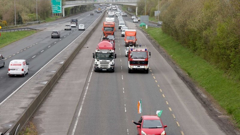 Protests in Ireland over rising fuel prices -  VIDEO 