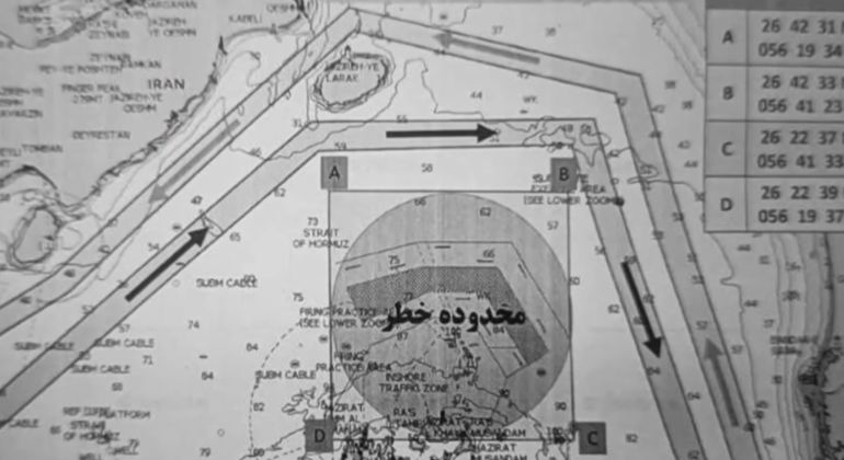 Iran's IRGC releases map to help ships avoid mines in Strait of Hormuz
