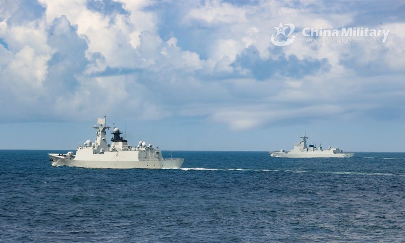 China's PLA conducts naval patrols in South China Sea