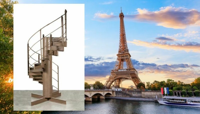 Eiffel Tower staircase section set for auction in Paris