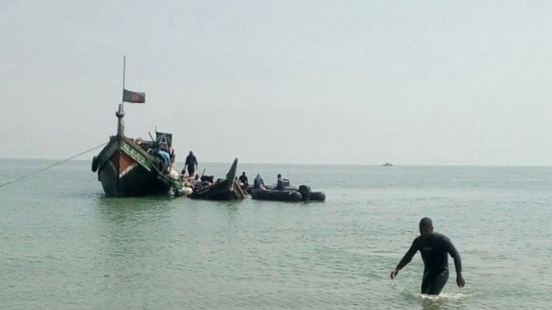 Migrant boat carrying over 250 capsizes in Andaman Sea