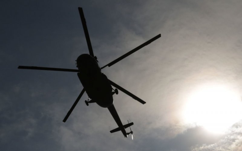 Helicopter with 8 aboard loses contact in Indonesia