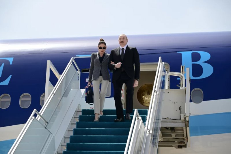 President Ilham Aliyev arrives in Türkiye for working visit -  PHOTO  