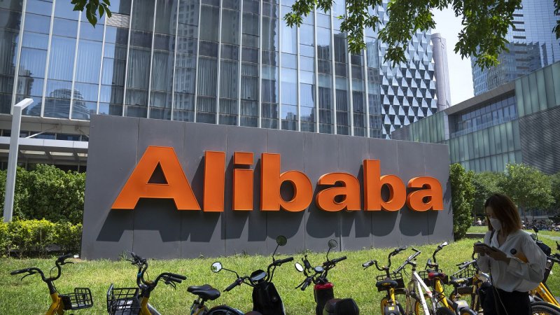 Alibaba stock down 31% from its peak