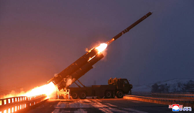 North Korea fires suspected ballistic missiles