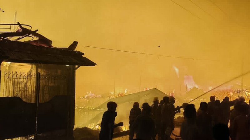 Fire destroys dozens of homes in Philippines, over 300 displaced 