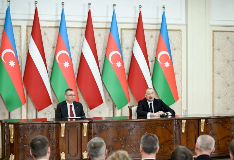 President Aliyev briefs Latvian counterpart on Azerbaijan–Armenia peace process