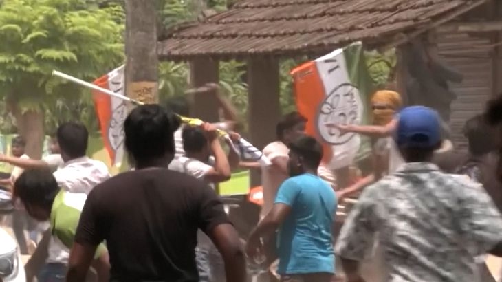 Clashes erupt on election day in India’s West Bengal -  VIDEO 