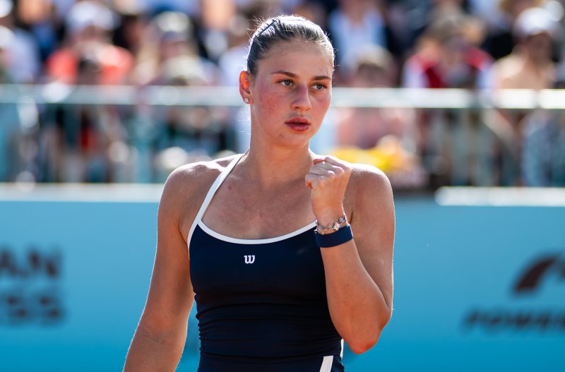 Kostyuk stuns Pegula to reach Madrid last 16