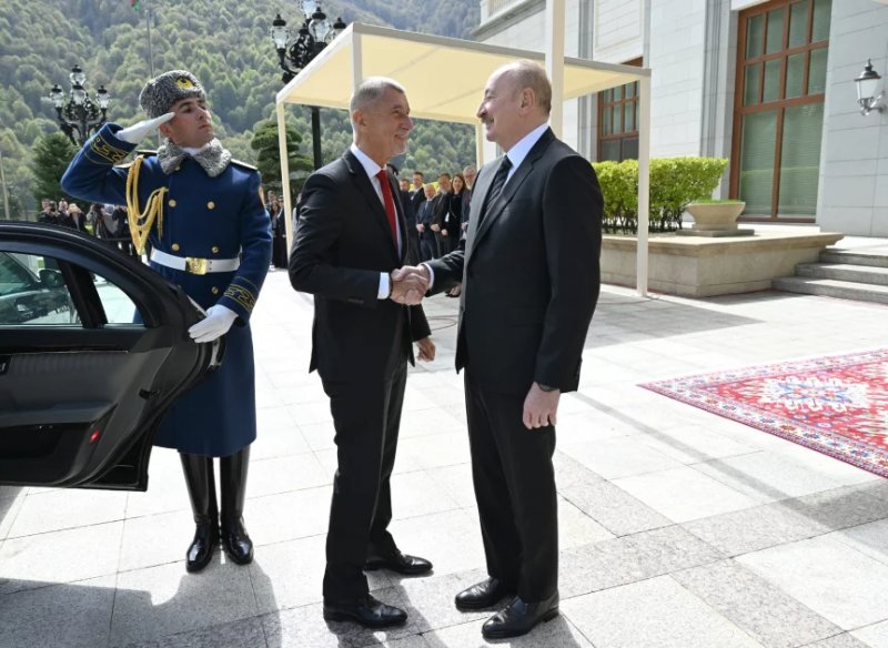 News about - Official ceremony for Czech PM Andrej Babiš held in Gabala, Azerbaijan -  PHOTOS 