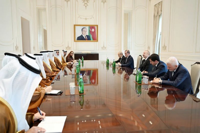 President Aliyev, UAE official discuss expanding strategic partnership -  PHOTOS  