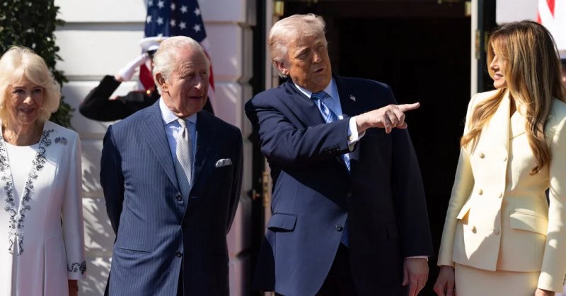 Royal Diplomacy: King Charles III visits White House amid US-UK tensions -  VIDEO 