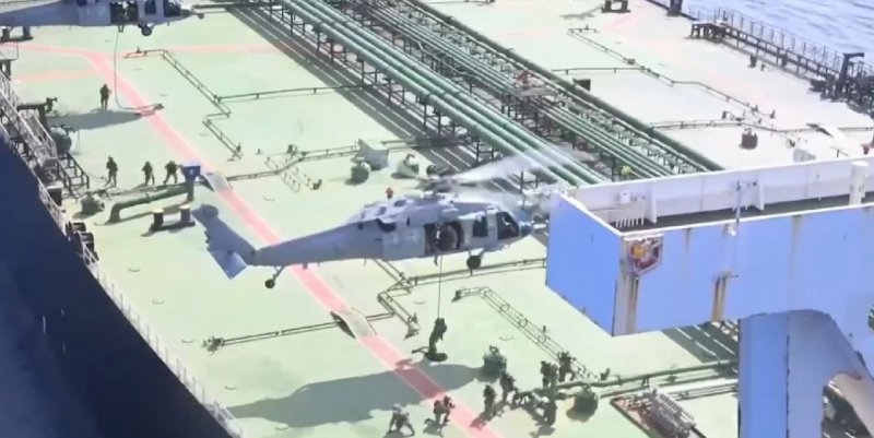 US seizes another Iranian-linked oil tanker in Indian Ocean -  VIDEO 