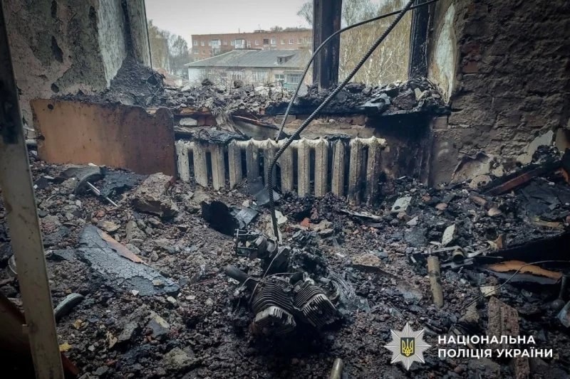 News about - Sumy hit twice: apartments set ablaze in attack -  PHOTO 