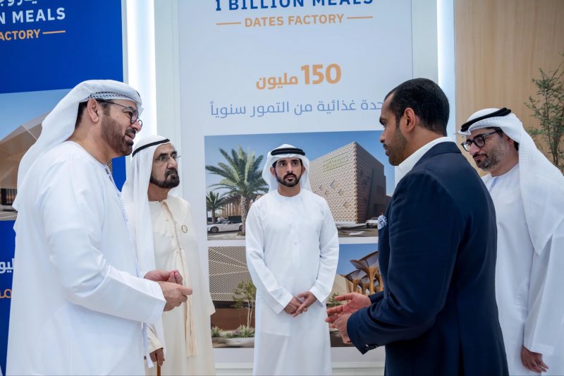 Sheikh Mohammed launches world’s largest date factory to feed malnourished children