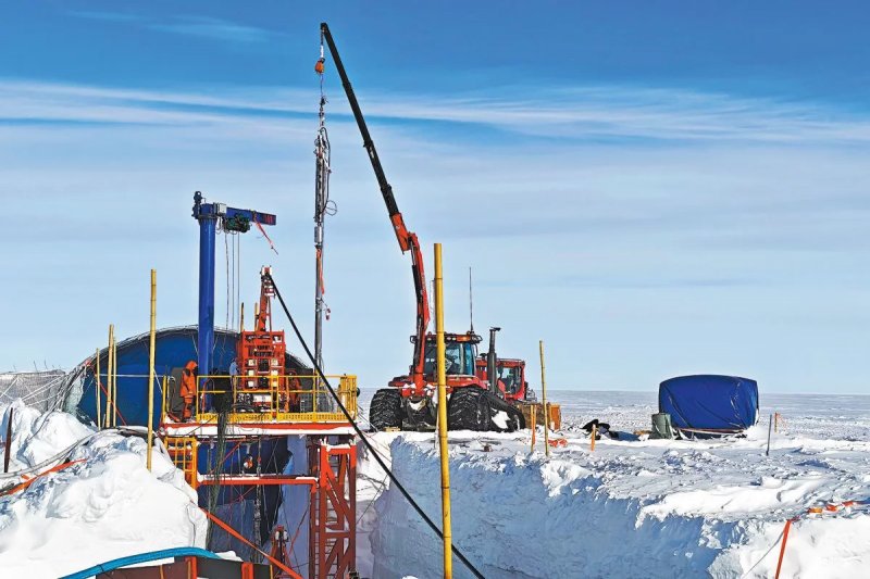World record: China drills 3,413 meters into Antarctic ice